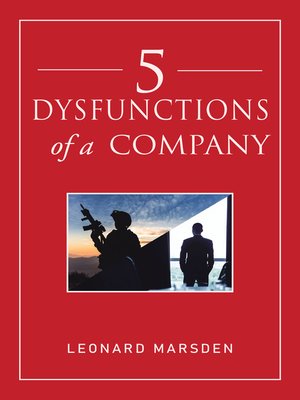 cover image of 5 Dysfunctions of a Company